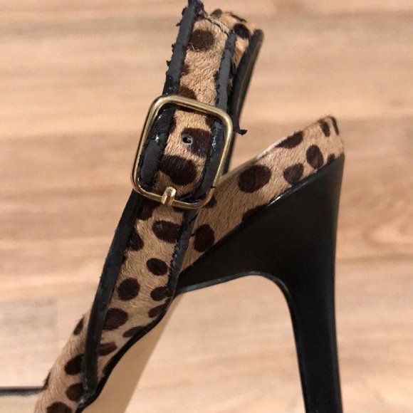 Shoemint animal print slingback pointed heels - Picture 4 of 4